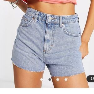TOPSHOP Moto Mom Shorts